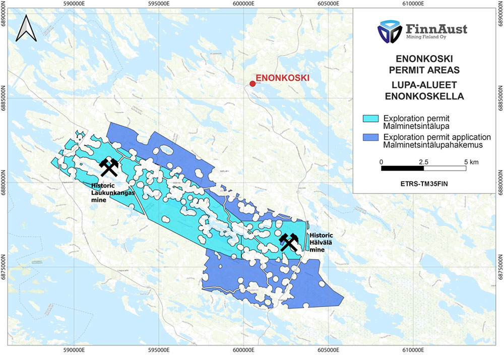 Enonkoski Permit Areas